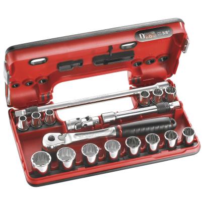 JL.DBOX501 - zestaw nasadek 3/8" w kasecie, 8 mm - 22 mm