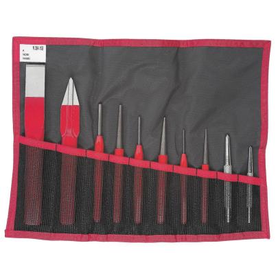 247.265JT10 - zestaw wybijaków standardowych i do gwoździ, punktaków i przecinaków