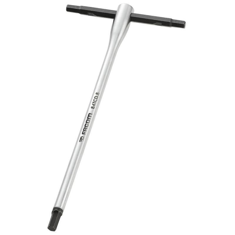 84TCD.6 - klucz trzpieniowy "T" z drążkiem przesuwnym, 6-kątny, 215 mm