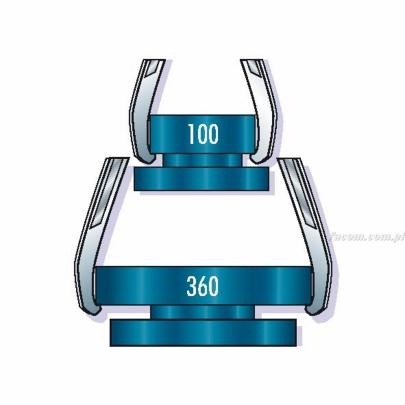 U.320 - ściągacz z chwytem zewnętrznym o dużej sile 20 T