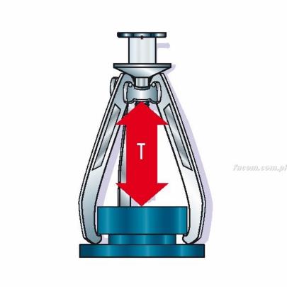 U.320 - ściągacz z chwytem zewnętrznym o dużej sile 20 T