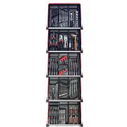 CM.175BNL - zestaw 175 narzędzi - 15 modułów, w systemie przechowywania na 5 szuflad wózka