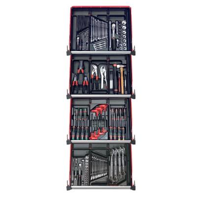 CM.150BNL - zestaw 150 narzędzi - 12 modułów, w systemie przechowywania na 4 szuflady wózka