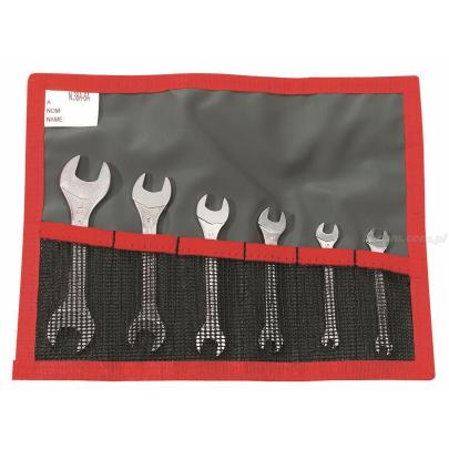 22.JE6T - Zestaw kluczy płaskich do mikromechaniki, 3,2x5,5 - 12x13 mm