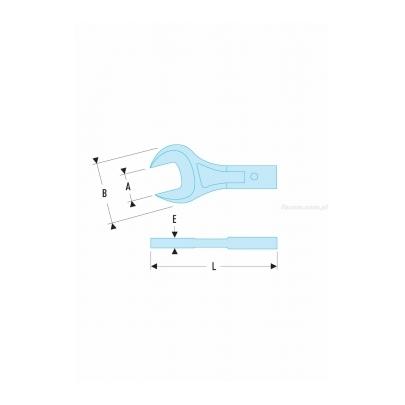 20.34 - Końcówka widełkowa – złącze 20 x 7 mm