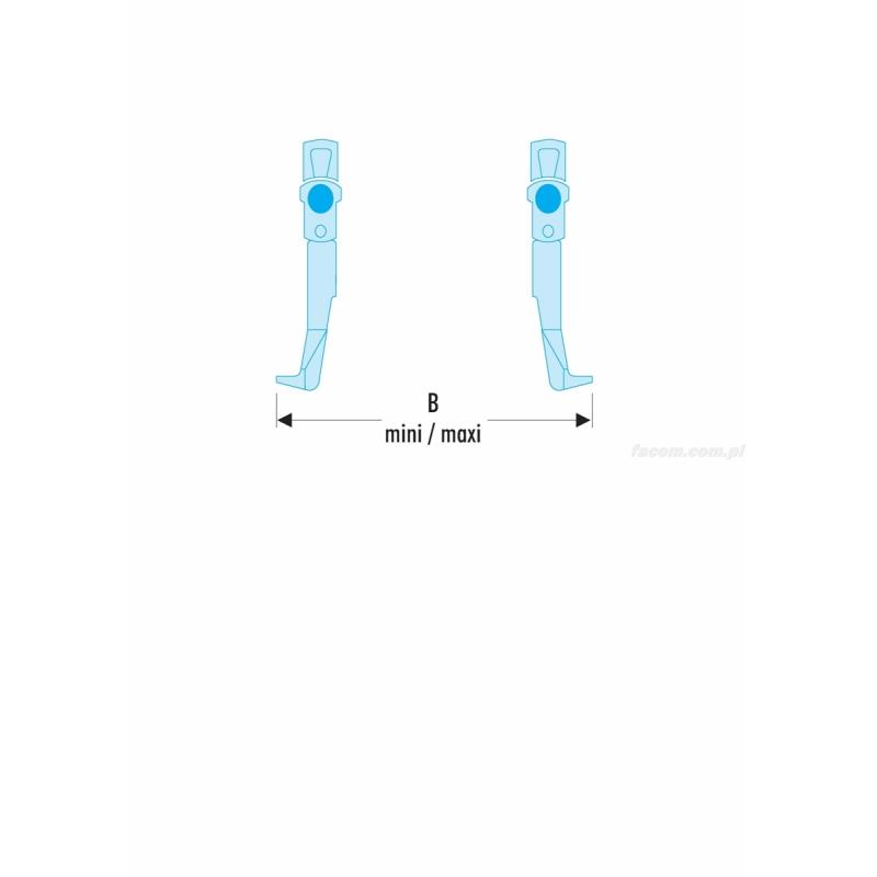 U.232-65 - ściągacz z 2 łapami przesuwnymi