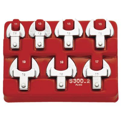 J.300-2 - Zestaw końcówek płaskich 9x12, 11-19 mm