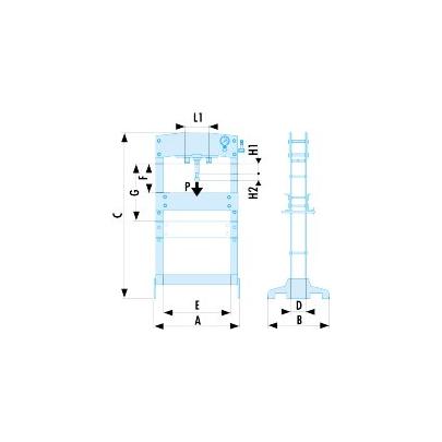 W.415WB - Prasa warsztatowa 15t