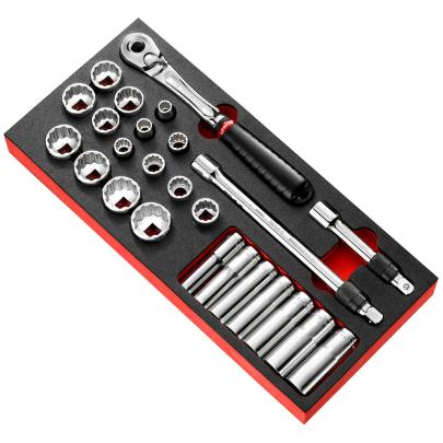 MODM.SL2U - Moduł nasadek 1/2" 12-kątnych, 3/8"-1'1/4"