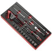 MODM.RL2U - Moduł nasadek 1/4" 12-kątnych 3/16"-9/16" i końcówki