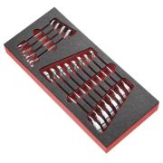 MODM.467JU12 - Moduł 12 kluczy grzechotkowych, 1/4"- 15/16"