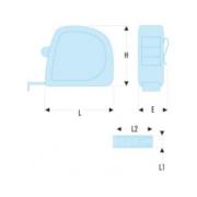 893A.216 - 2 x 16MM ABS CASE 2 SIDES