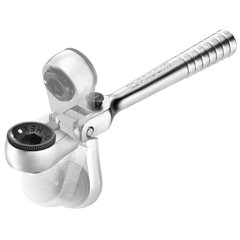 R.180 - 180° flexible head 1/4'' compact ratchet