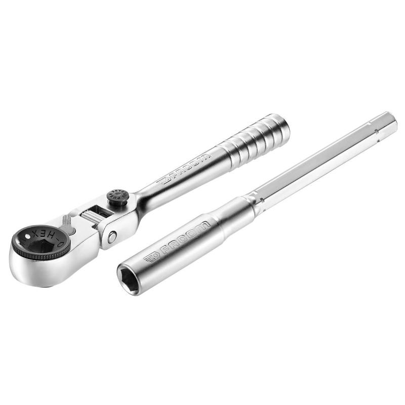 R.180 - 180° flexible head 1/4'' compact ratchet