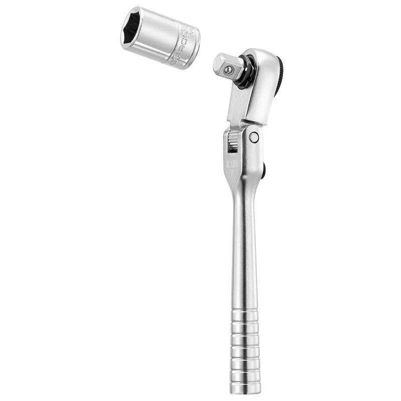 R.180 - 180° flexible head 1/4'' compact ratchet