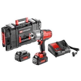 CL3.CH18SP2 - zestaw: klucz udarowy 1/2" 1625 Nm 18V, 2 x akum. 5Ah, ładowarka, walizka IP65