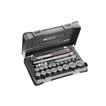 S.161-3P6 - zestaw nasadek 1/2" w skrzynce, 6-kątne, 8 mm - 32 mm