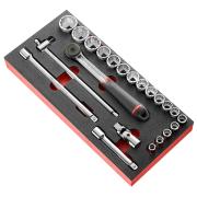 MODM.S161-212U - 1/2" inch 12-point sockets foam module