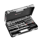 S.161-3P6U - zestaw nasadek 1/2" w kasecie, 6-kątnych