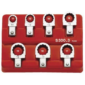 S.300-3 - Zestaw końcówek oczkowych 9x12, 11-19mm