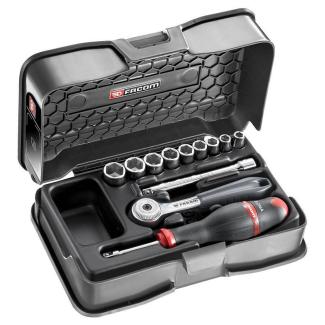 R.151-1P6 - 1/4" metrics 6-point sockets set