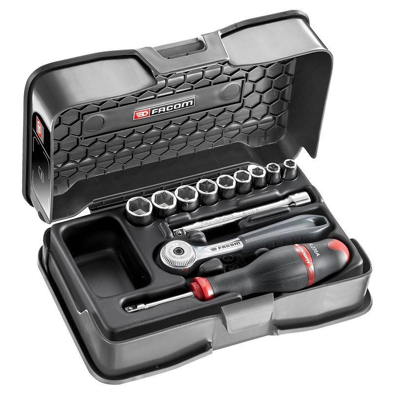 R.151-1P6 - 1/4" metrics 6-point sockets set