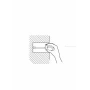 R.150A - grzechotka 1/4" bez rękojeści