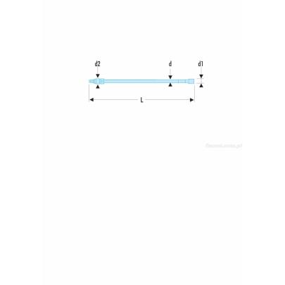 R.210RC - przedłużacz 1/4" z blokadą, 100 mm