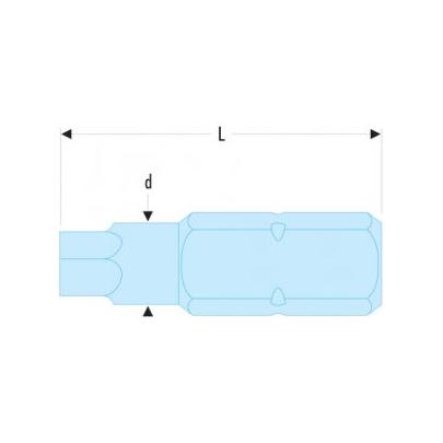 EXP.120 - Końcówka standardowa do śrub TORX Plus®, IP20 