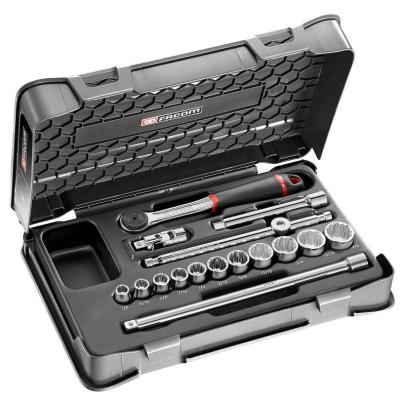 J.161-2P12U - 3/8' STD 12PT SOCKET SET