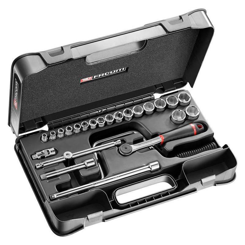 J.161-4P6 - 3/8" metrics 6-point sockets set