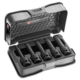 NSVL.J5A - 1/2 DR 5 XZN IMPACT MALE SOCKETS SET