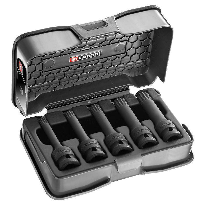 NSVL.J5A - 1/2 DR 5 XZN IMPACT MALE SOCKETS SET