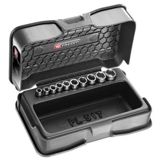 R.401 - zestaw nasadek 1/4" w kasecie, 6-kątnych , 5,5 mm - 14 mm