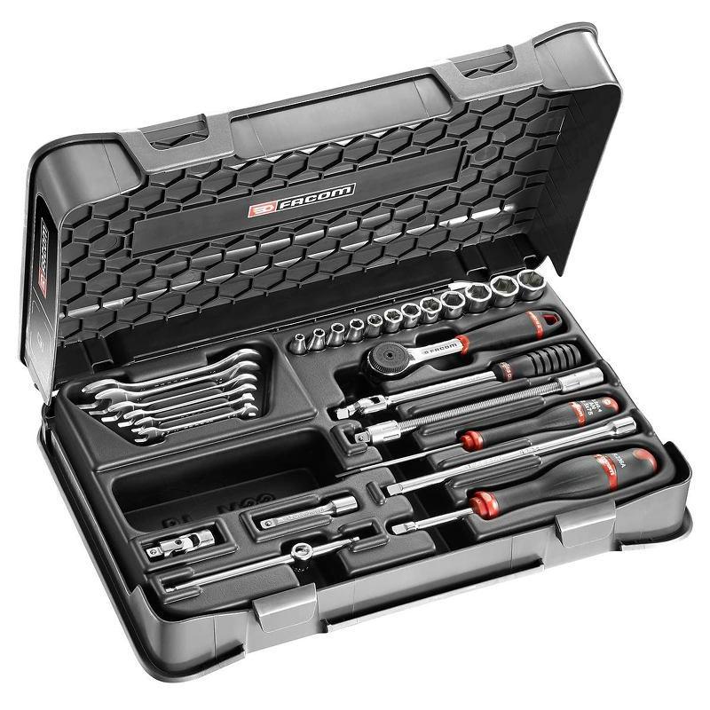 R.430BP - zestaw nasadek 1/4", 6-kątnych, 3,2 mm - 13 mm