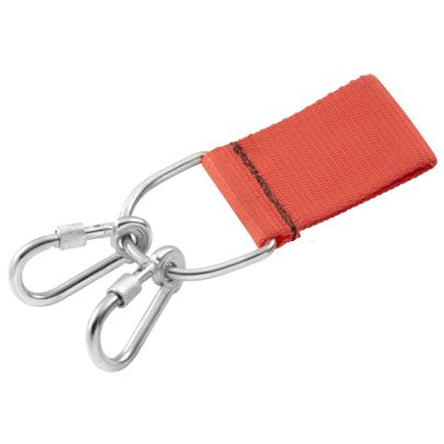 CT-ACC2M - Pętla metalowa wyposażona w 2 karabinki 60 mm ze stali nierdzewnej zakręcane SLS