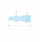 J.140A - rękojeść przegubowa 3/8"