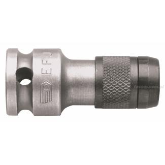 EF.J - nasadka uchwyt do końcówek z pierścieniem blokującym 3/8" do końcówek 1/4"