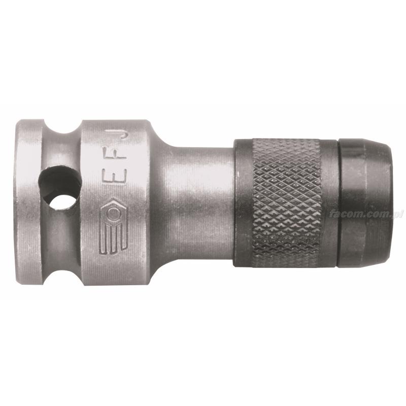 EF.J - nasadka uchwyt do końcówek z pierścieniem blokującym 3/8" do końcówek 1/4"
