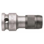 EF.J - nasadka uchwyt do końcówek z pierścieniem blokującym 3/8" do końcówek 1/4"