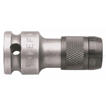 EF.J - nasadka uchwyt do końcówek z pierścieniem blokującym 3/8" do końcówek 1/4"