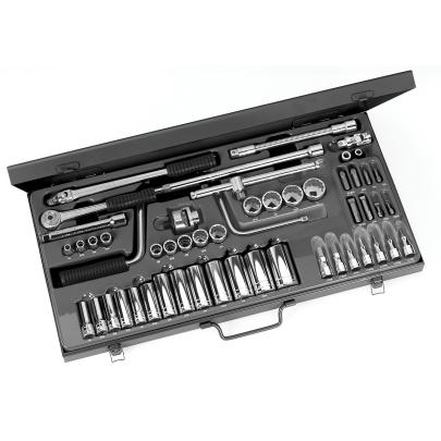 J.450U - zestaw nasadek 3/8" w kasecie, 1/4" - 1"