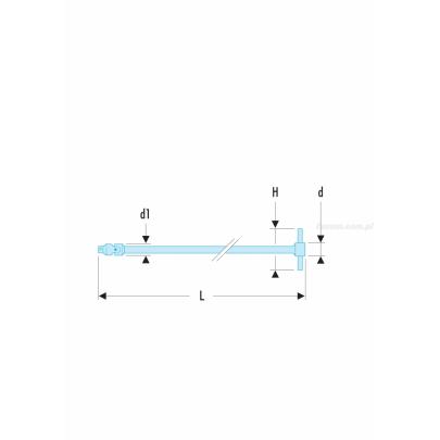 S.229A - rękojeść z przegubem kardana 1/2"