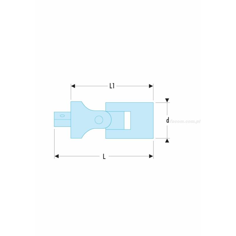 S.240A - przegub uniwersalny 1/2"
