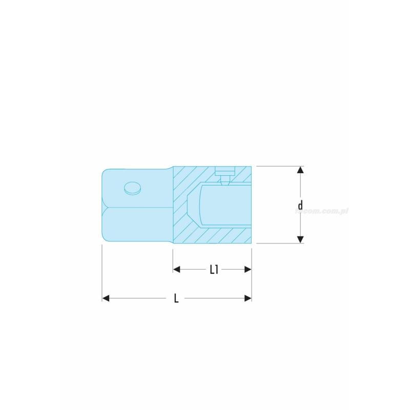 K.232A - przełożenie 3/4" do 1"