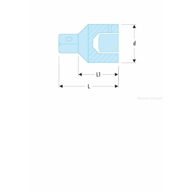 M.230C - reduktor 1" do nasadek 3/4"