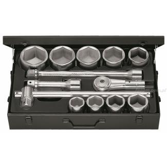 M.423E - zestaw nasadek 1" w kasecie, 41 mm - 80 mm