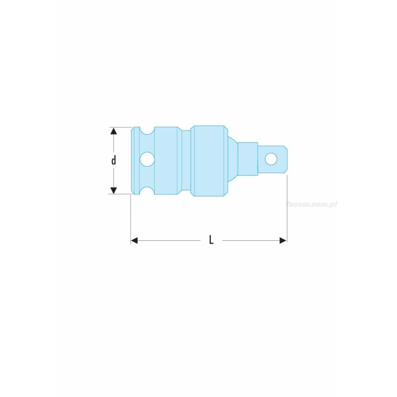 NJ.240A - przegub udarowy 3/8"