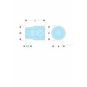 NKD.22A - nasadka 3/4" 12-kątna, udarowa, 22 mm