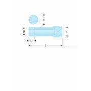 NKB.36 - nasadka 3/4" 6-kątna, udarowa, 36 mm